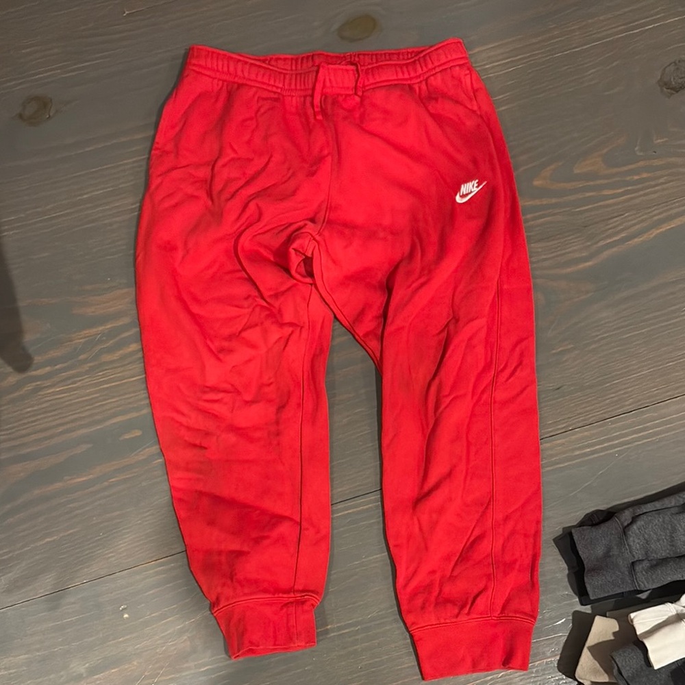 Nike Kids Red Jogger Pants